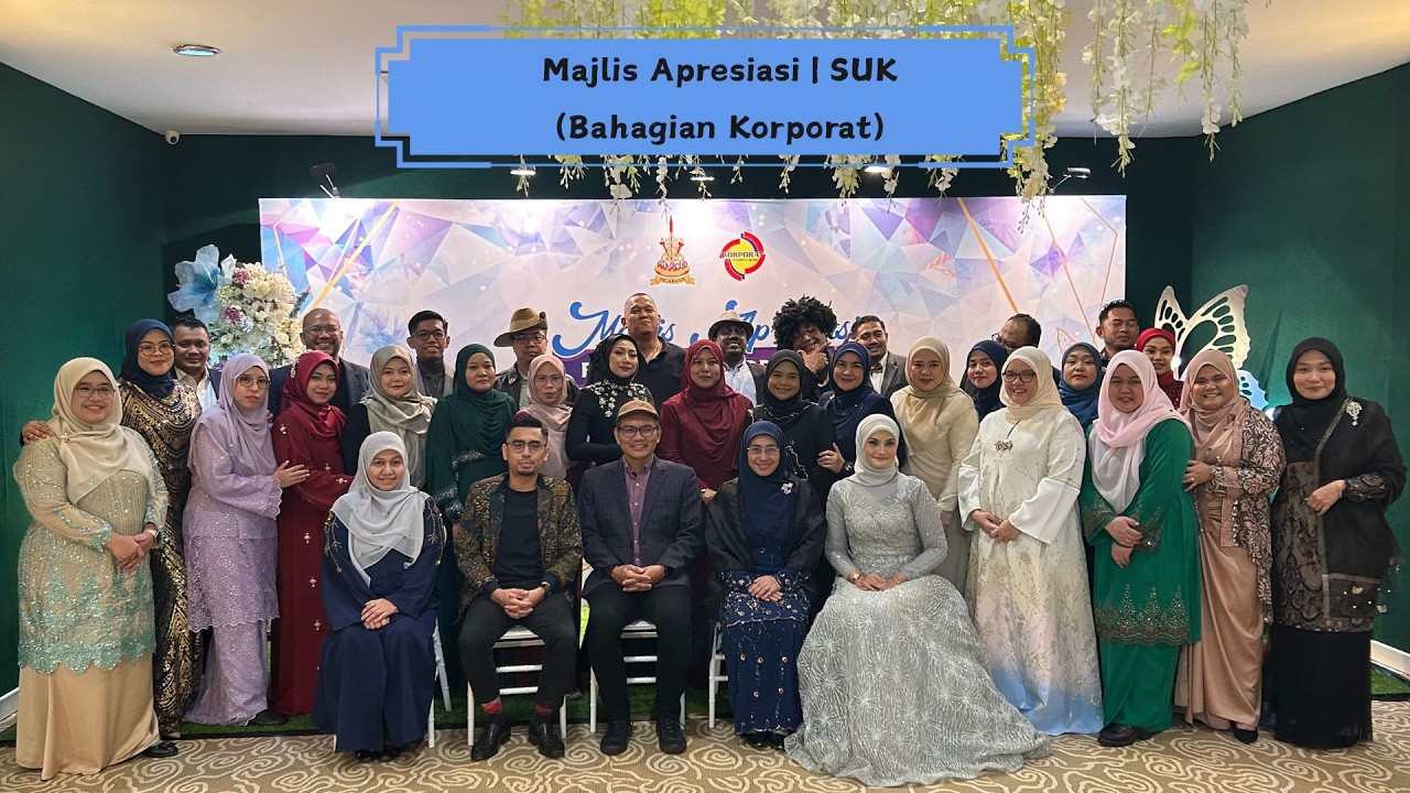 Majlis Apresiasi | SUK (Bahagian Korporat) | Mini Hall | 06.02.26 | Midlands Convention Centre