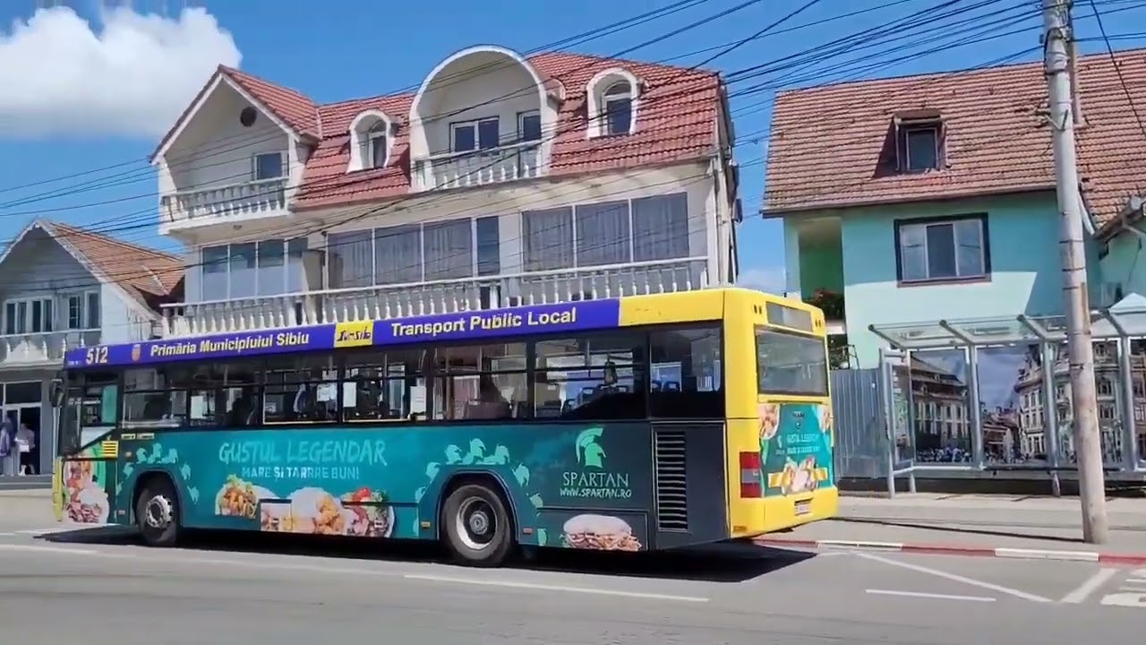 Public transport in SIBIU 2022 (diesel, CNG, electric buses)