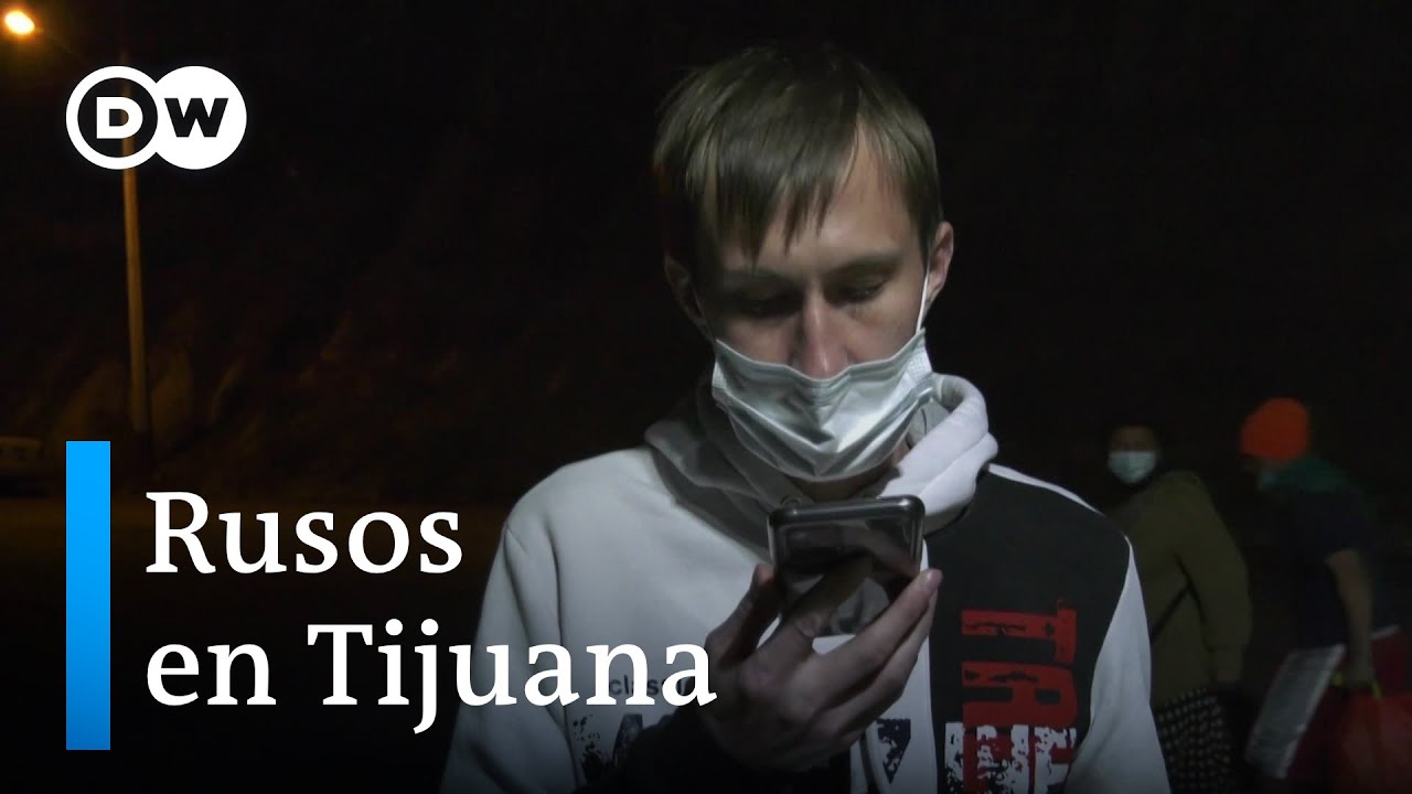 Migrantes rusos tratan de llegar a EE. UU. desde México