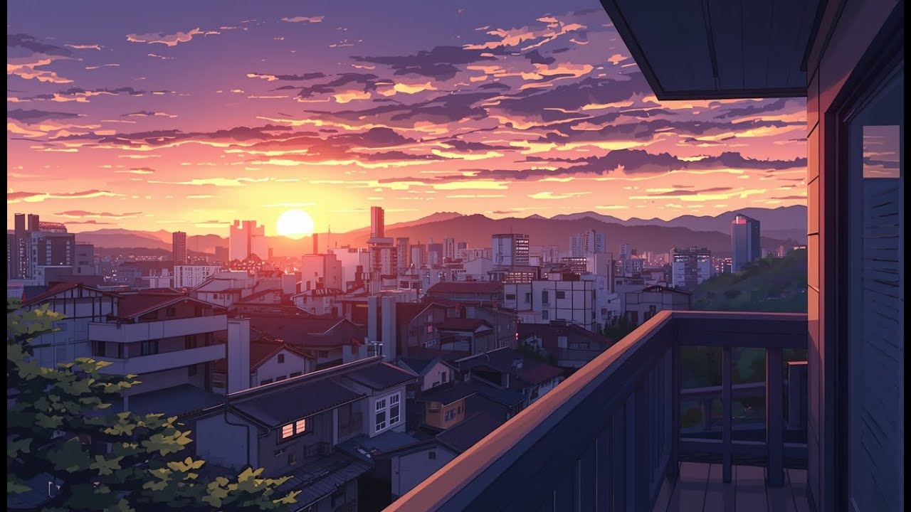 A Sunset in Japan 🌸 Chill Lofi Beats to Study & Relax