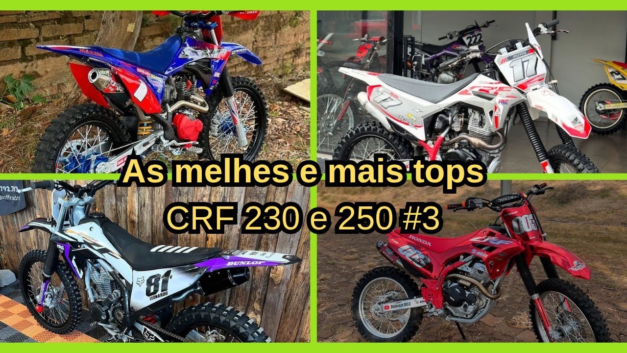 As melhores e mais tops CRF 230 e 250 #3 #crf230 #crf250