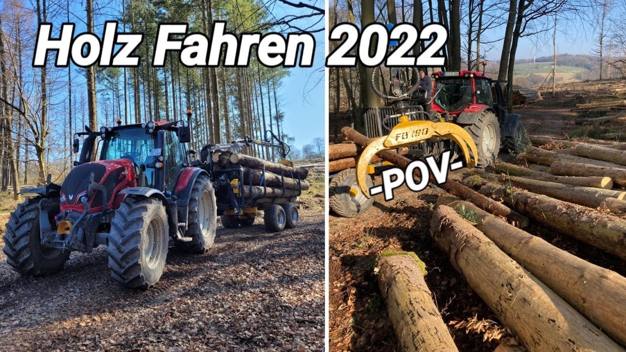 Holz Fahren 2022 -POV- // Källefall FB 70 /Valtra N104 //Oberberger_Agrarvideos