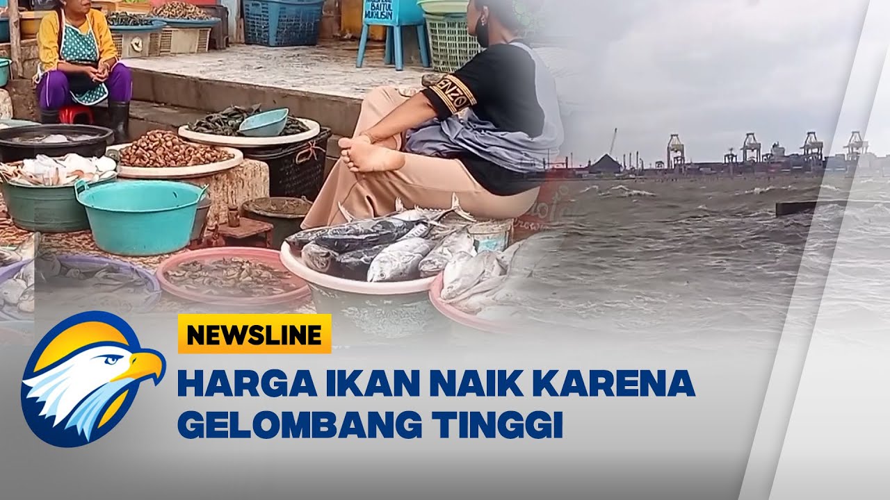 Gelombang Tinggi dan Pasang Laut Ganggu Nelayan di Semarang - [Newsline Bisnis]