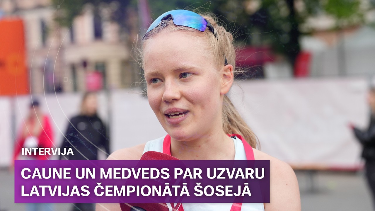 Caune un Medveds par uzvaras lauriem Latvijas čempionātā &scaron;osejas skrējienā | Sporta Studija
