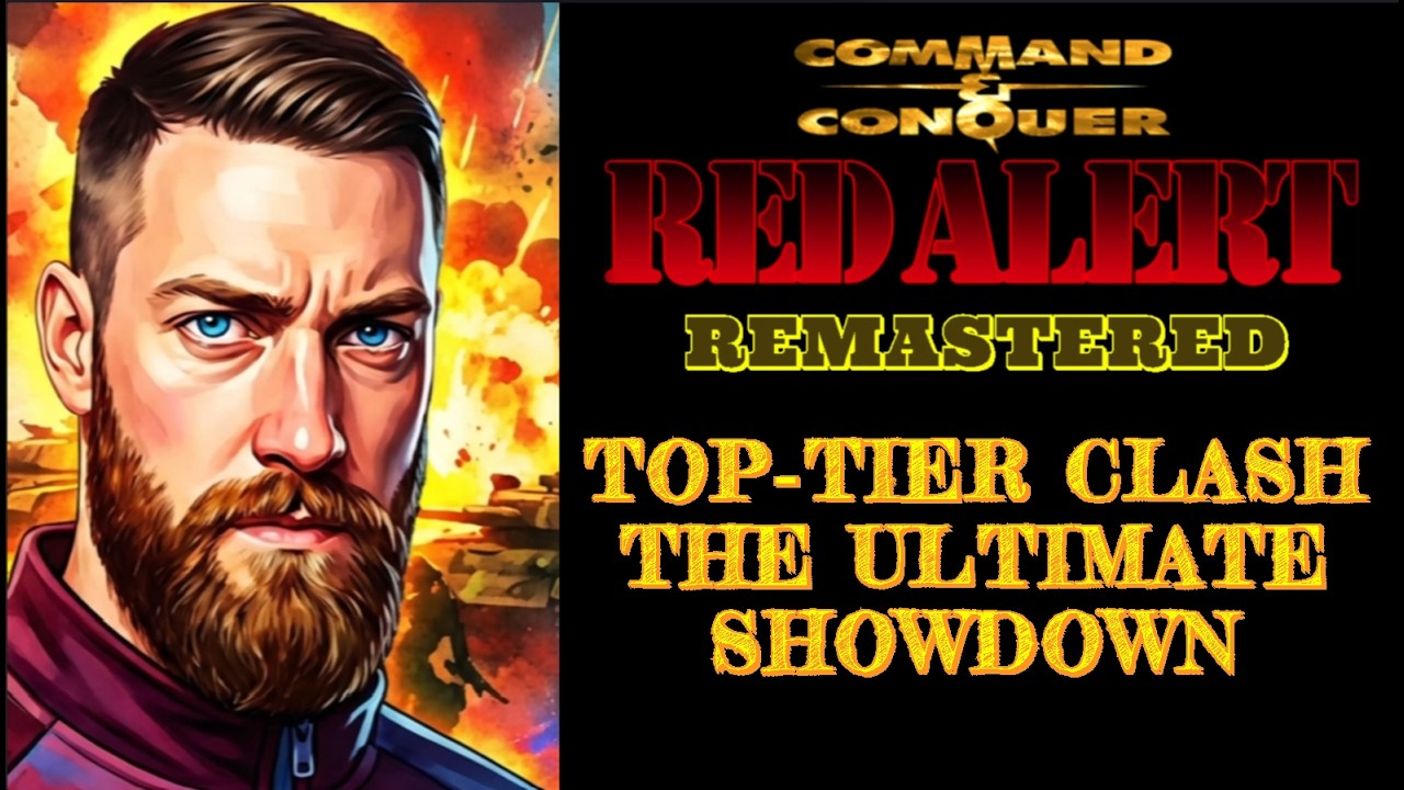 Red Alert Remastered 4v4 | Incredible Frontline Micro