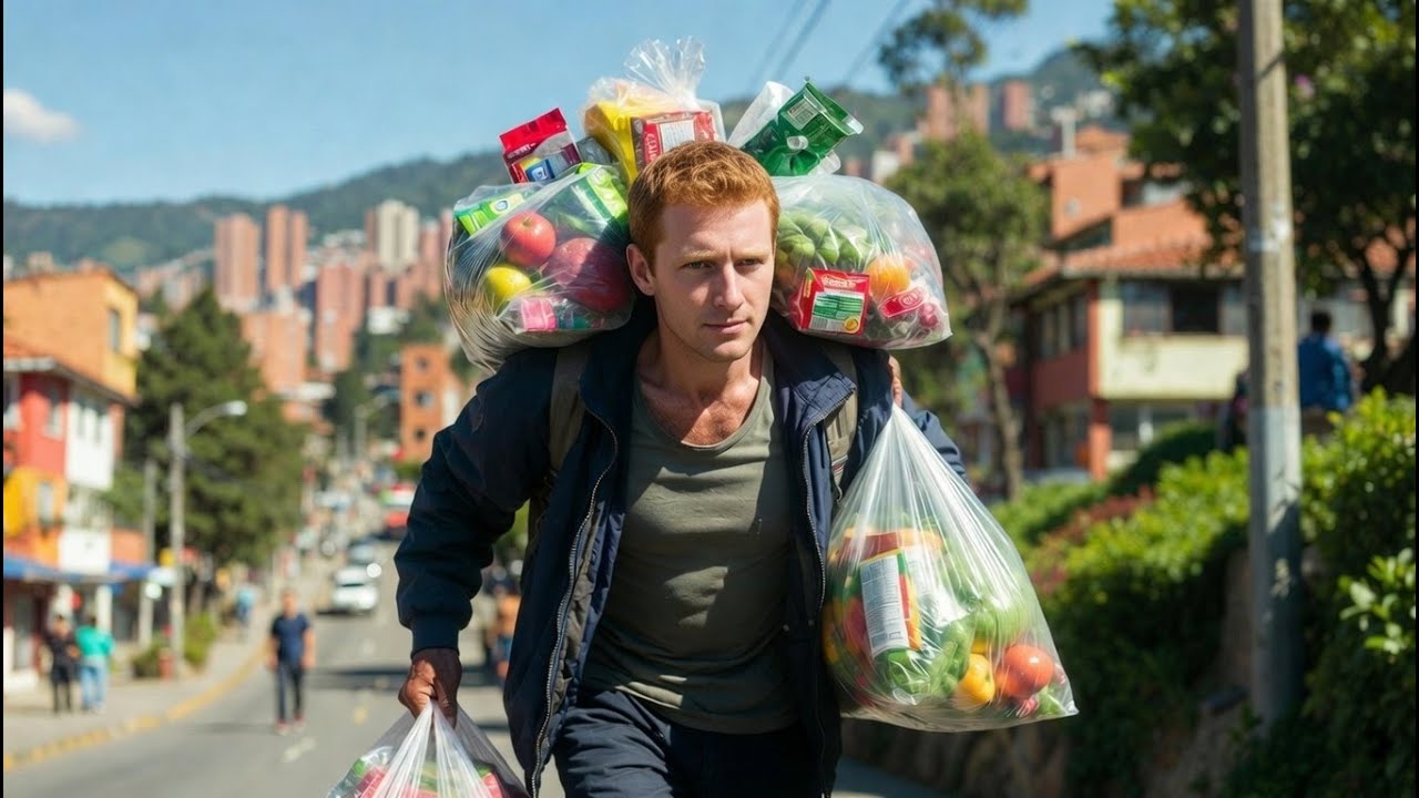 Walking Tour 4K - 47-Year-Old Man vs.Mountains: 80 lbs Grocery Haul UP Steep 🐅 Eye of the Tiger