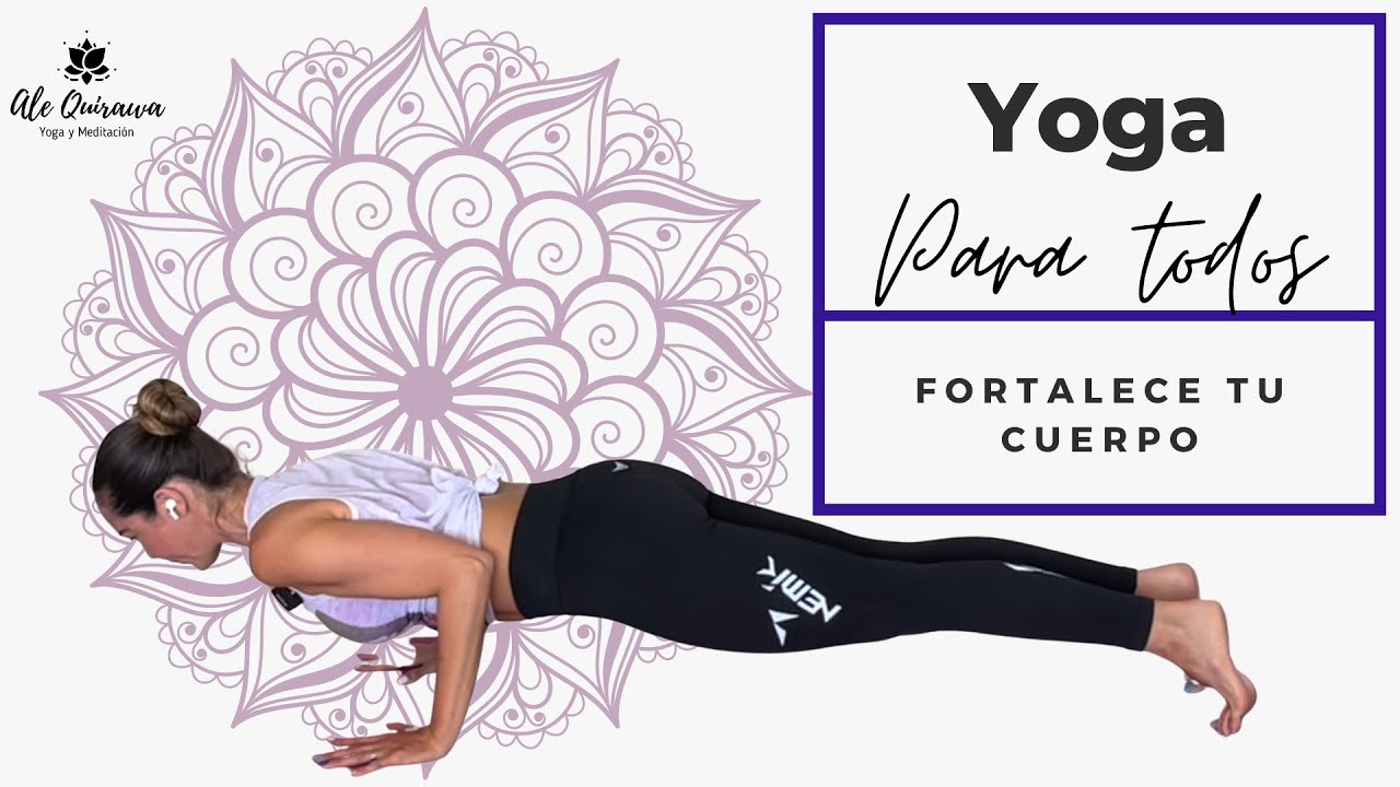 Power Flow YOGA 45 min FUERZA EN TODO EL CUERPO 🧘🏼‍♀️💜