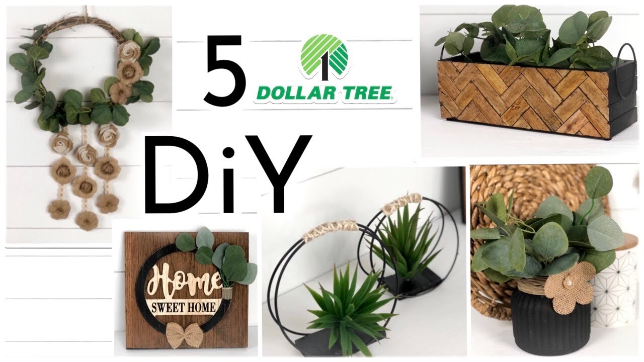 $1 HIGH END DOLLAR TREE HOME DECOR DIYS| Dollar store diy crafts 2021 |Amazon surprise box challenge