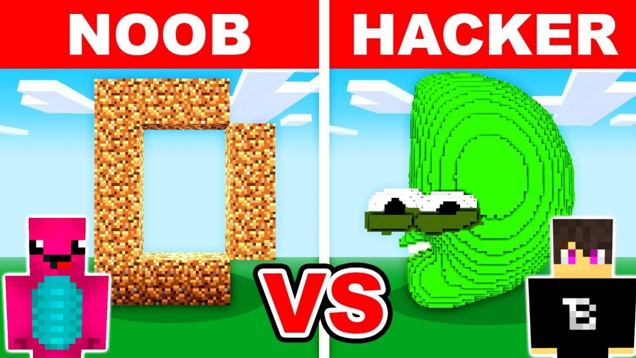 NOOB vs HACKER: ÓRIÁS ALPHABET LORE ÉPÍTŐ KIHÍVÁS!