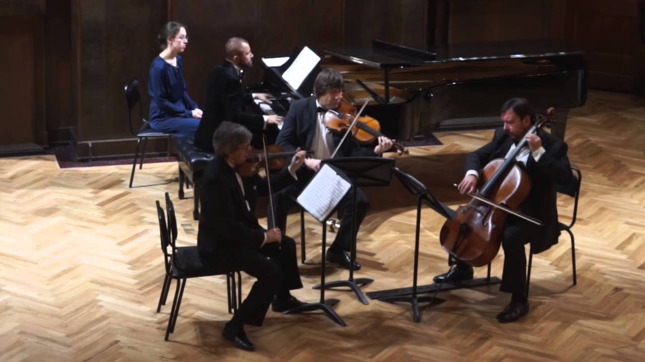 Brahms - Piano Quartet No. 2 in A major, Op. 26. Borodin Quartet, Pavel Nersessian
