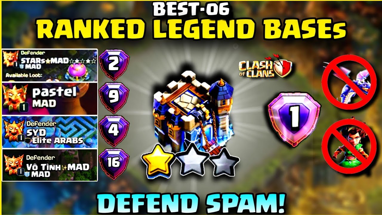 Best TH18 LEGEND BASE LINKS at +5600 Trophies in 2026 | Th18 war Bases | Clash of Clans Base Layouts