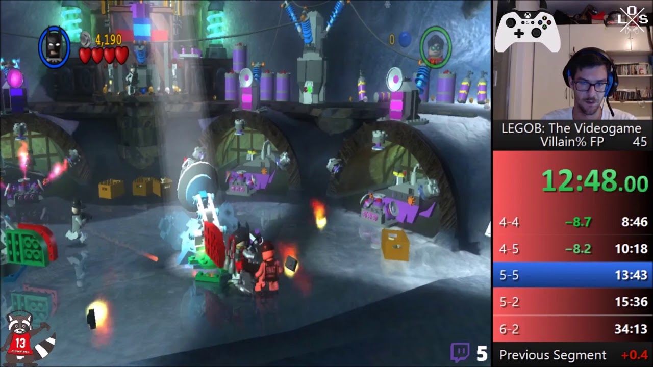 LEGO Batman: The Videogame Villain Freeplay Speedrun in 33:43