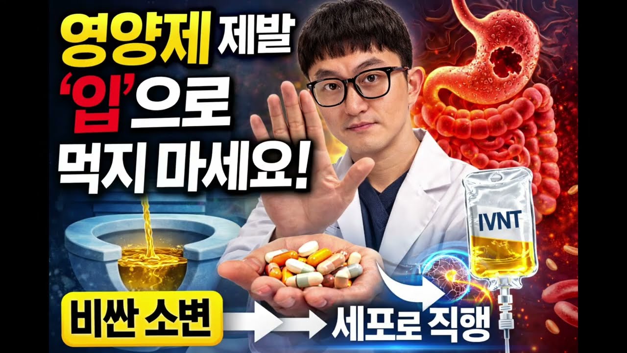 “이 상태면 영양제 90% 날립니다 (위·장 문제, 의사가 말합니다)”