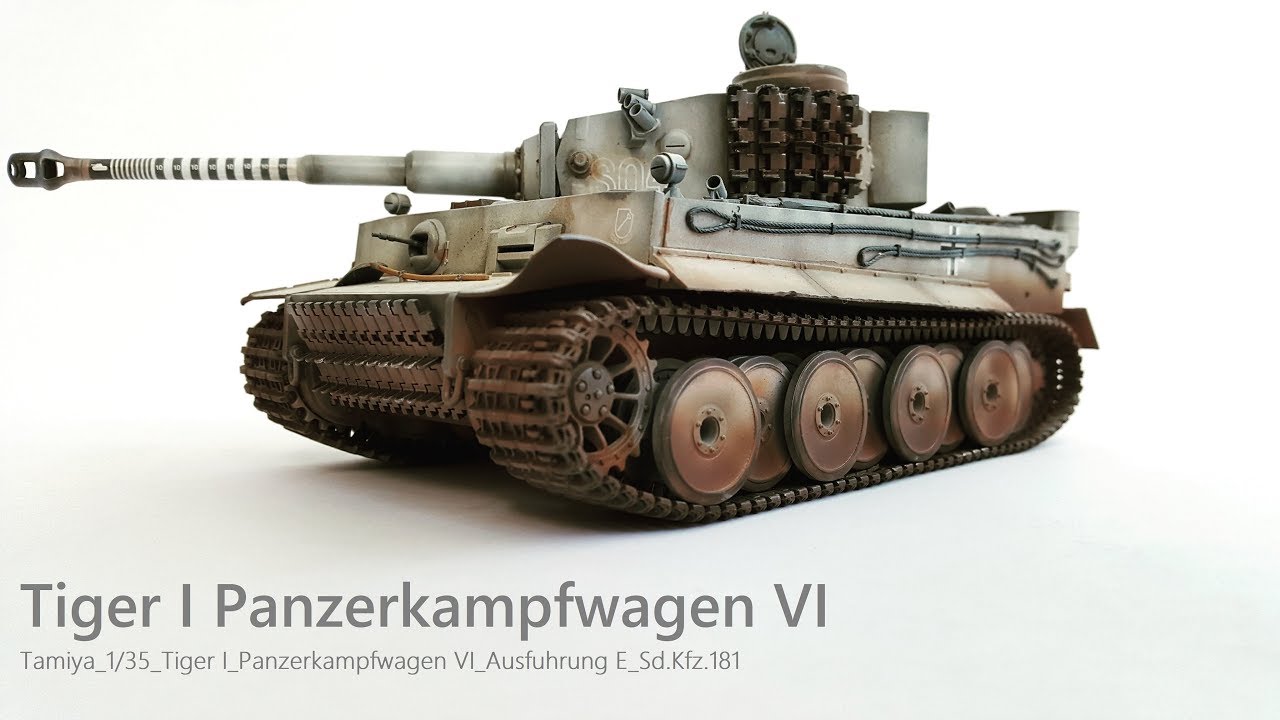 Tamiya Tiger I (Sd.Kfz.181) 1/35 - Paint | The Inner Nerd