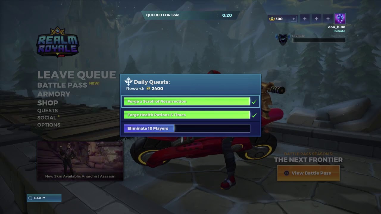 Realm Royale: Daily Quests!!! Let's Go!!!