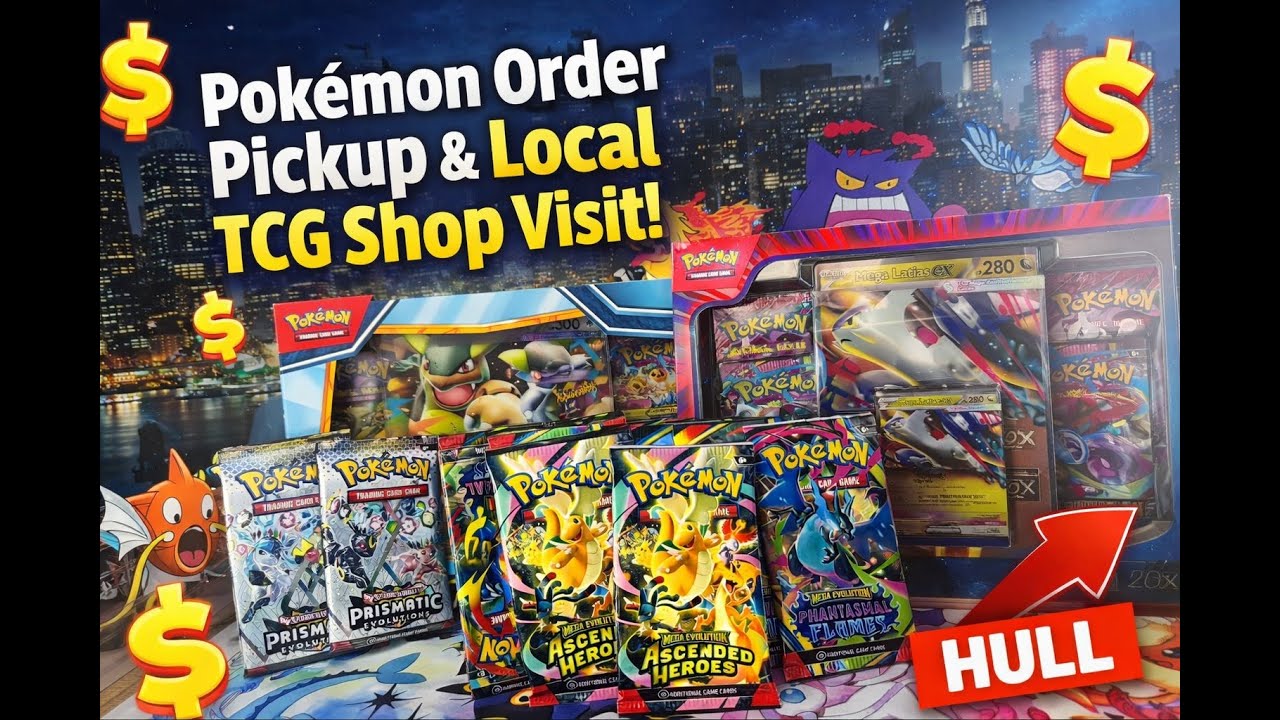 We Picked Up Our Pokémon Order & Visited Our Local TCG Shop! (Hull)