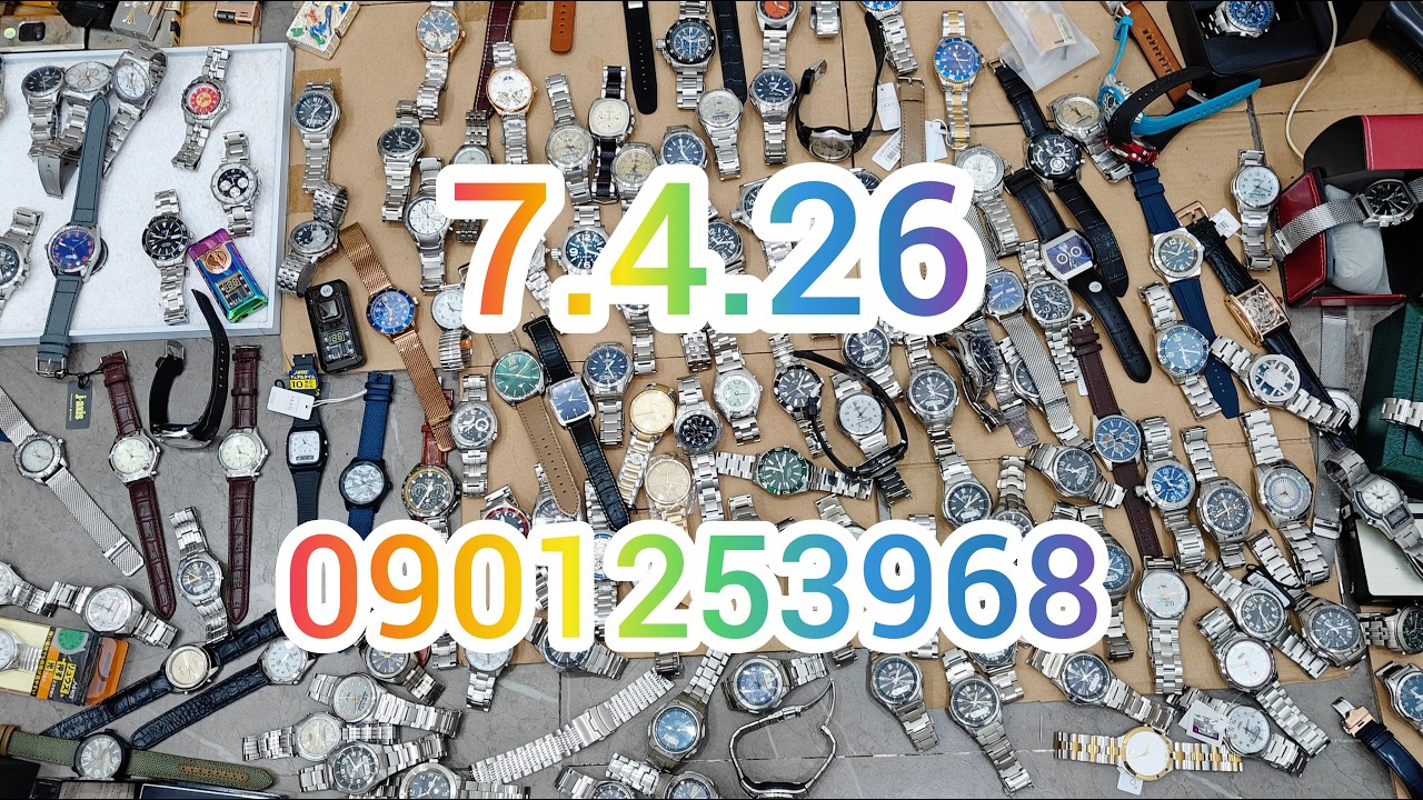 7.4.26 Review of Watches: Skagen, Police, Casio, Elgin, Pagani Design, I&W Smart, Panasonic, Moto...