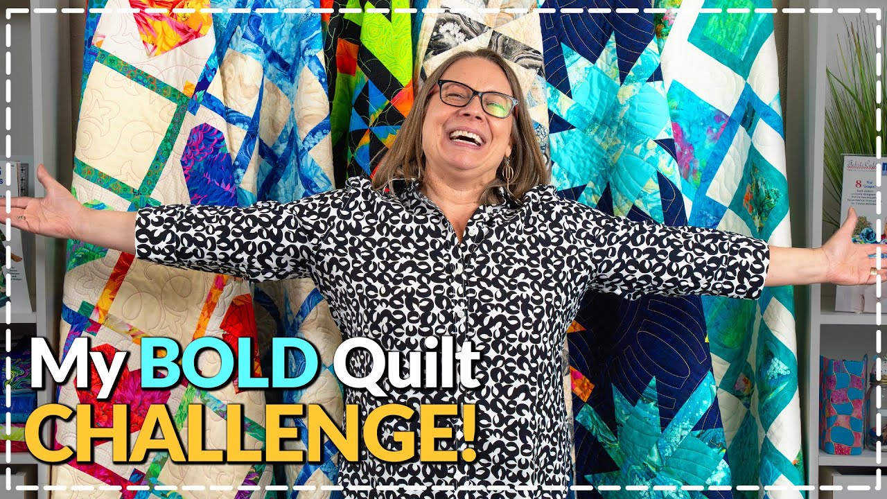 Quilting BOLD with Fabric Scraps! | Quilt Bold My Way (Part 1)