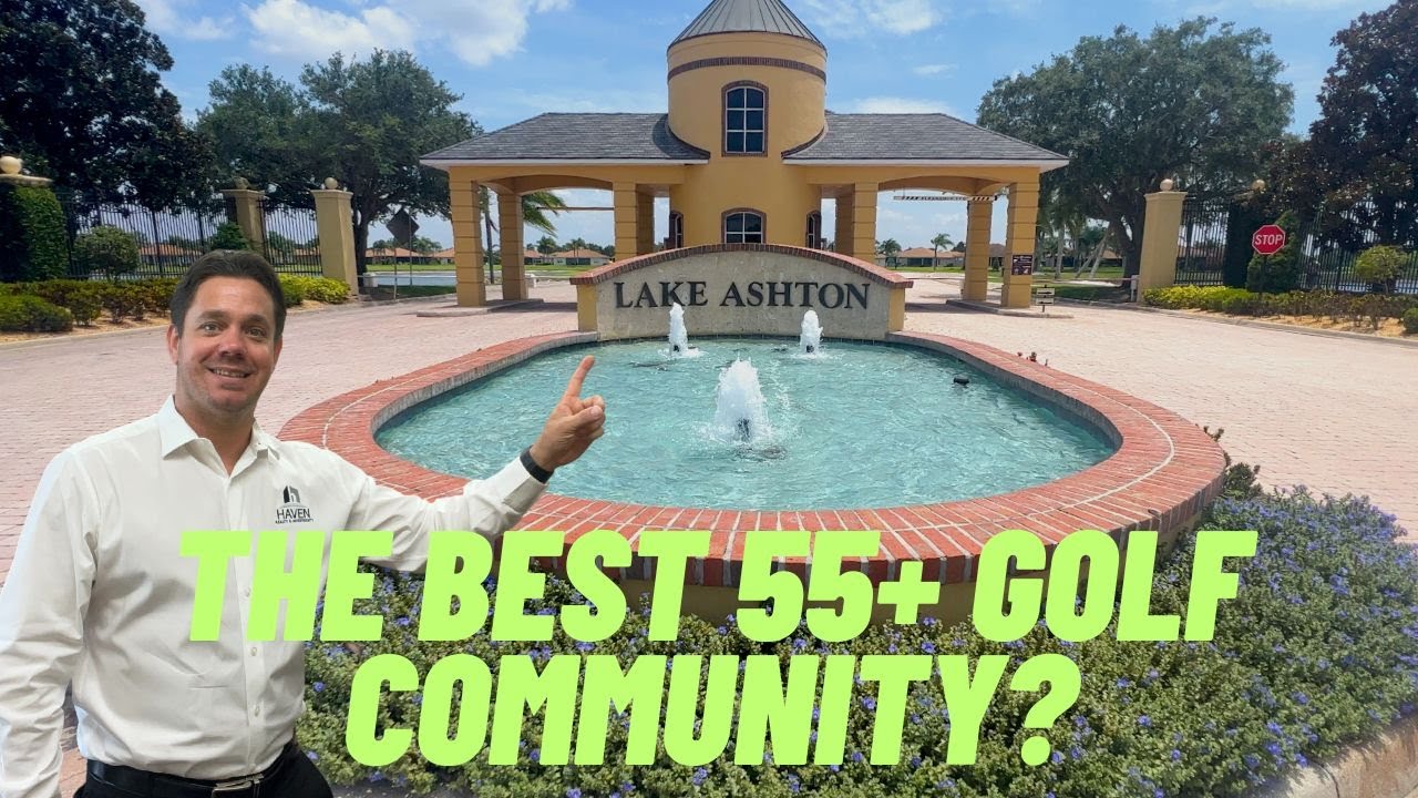 Lake Ashton Tour & Clubhouse [Golf PARADISE!] 55+ ACTIVE community