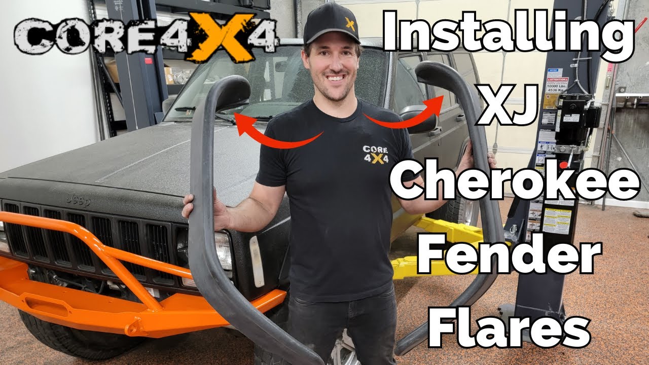 Установка расширителей крыльев XJ Cherokee!