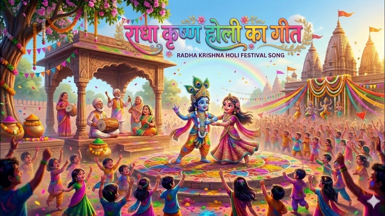 Radha krishan holi song🎵