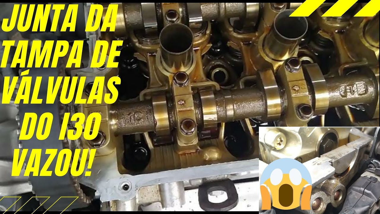 Vazando óleo na junta da tampa de Válvulas Motor G4GC Hyundai I30 2.0 16v ( FAÇA VOCÊ MESMO )