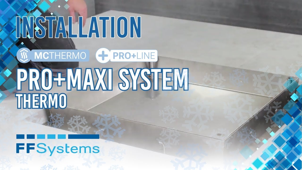Systém PRO+MAXI Thermo podlahový poklop FF Systems - Montážne video
