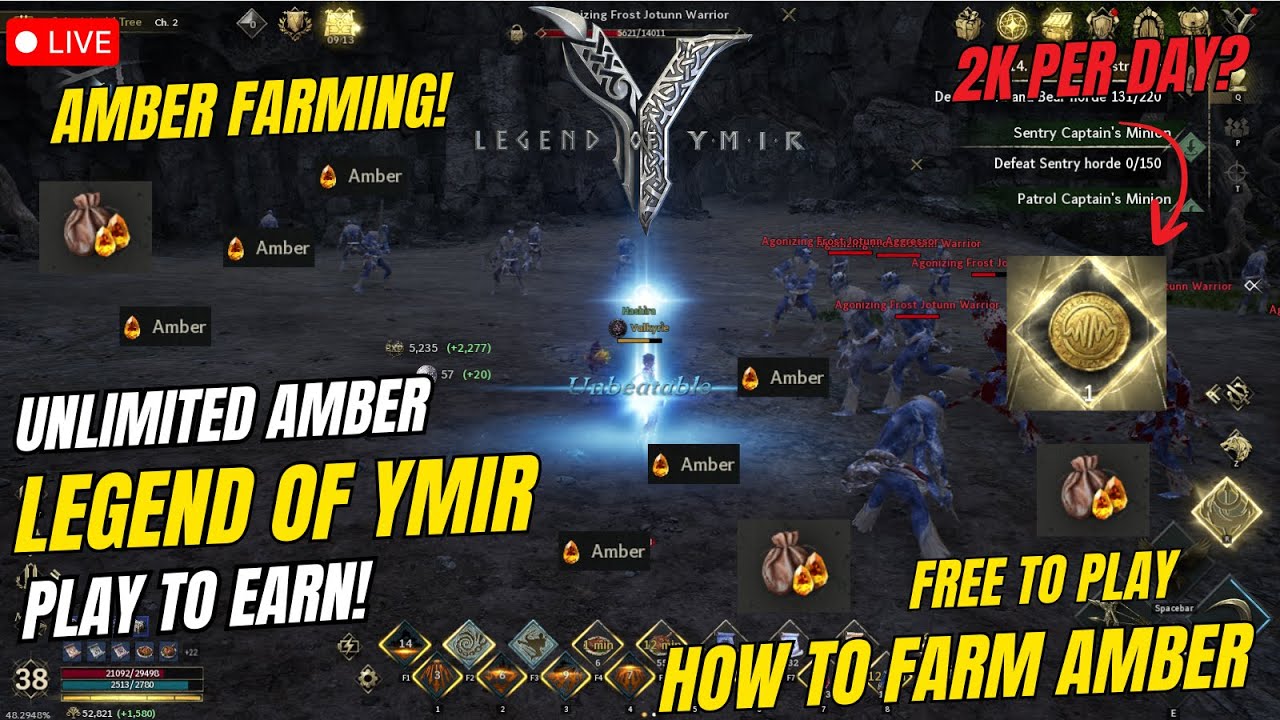 Legend Of Ymir | How To Farm Amber! ( Tagalog )