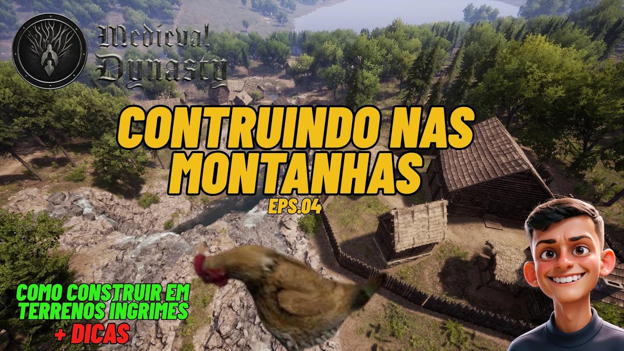 Como Consegui MUITAS Moedas e Comprei Animais no Medieval Dynasty | Vila em Terreno Íngreme EP.04
