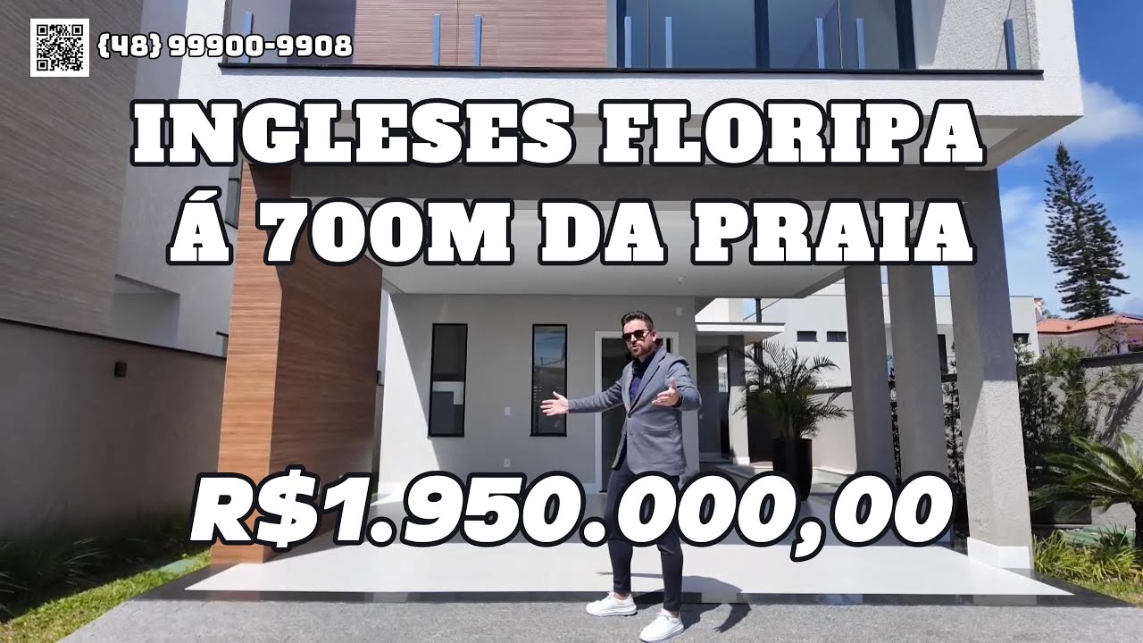 🏡 Casa Alto Padrão – Pronto para Morar📍 á 700 metros da Praia dos Ingleses