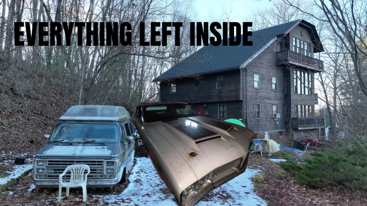 Beautiful ABANDONED Mansion With EVERYTHING Left Behind | Luxury Cars Inside