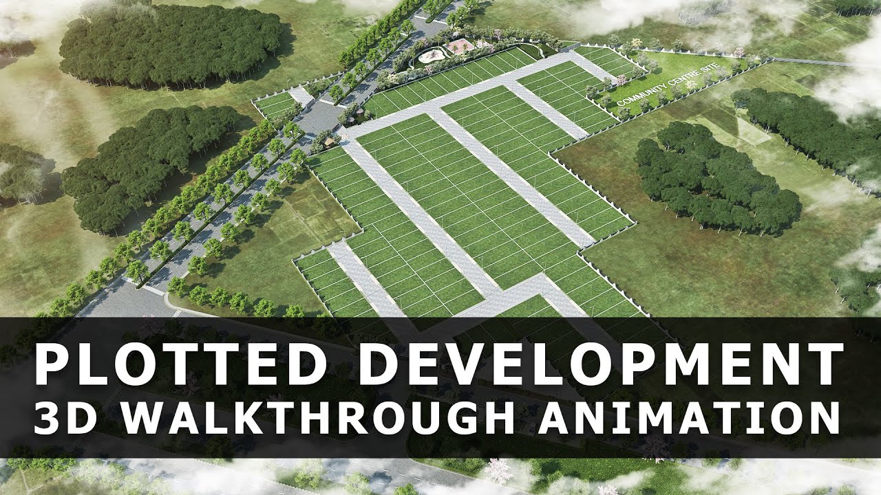 Residential Plots 3D Walkthrough Animation