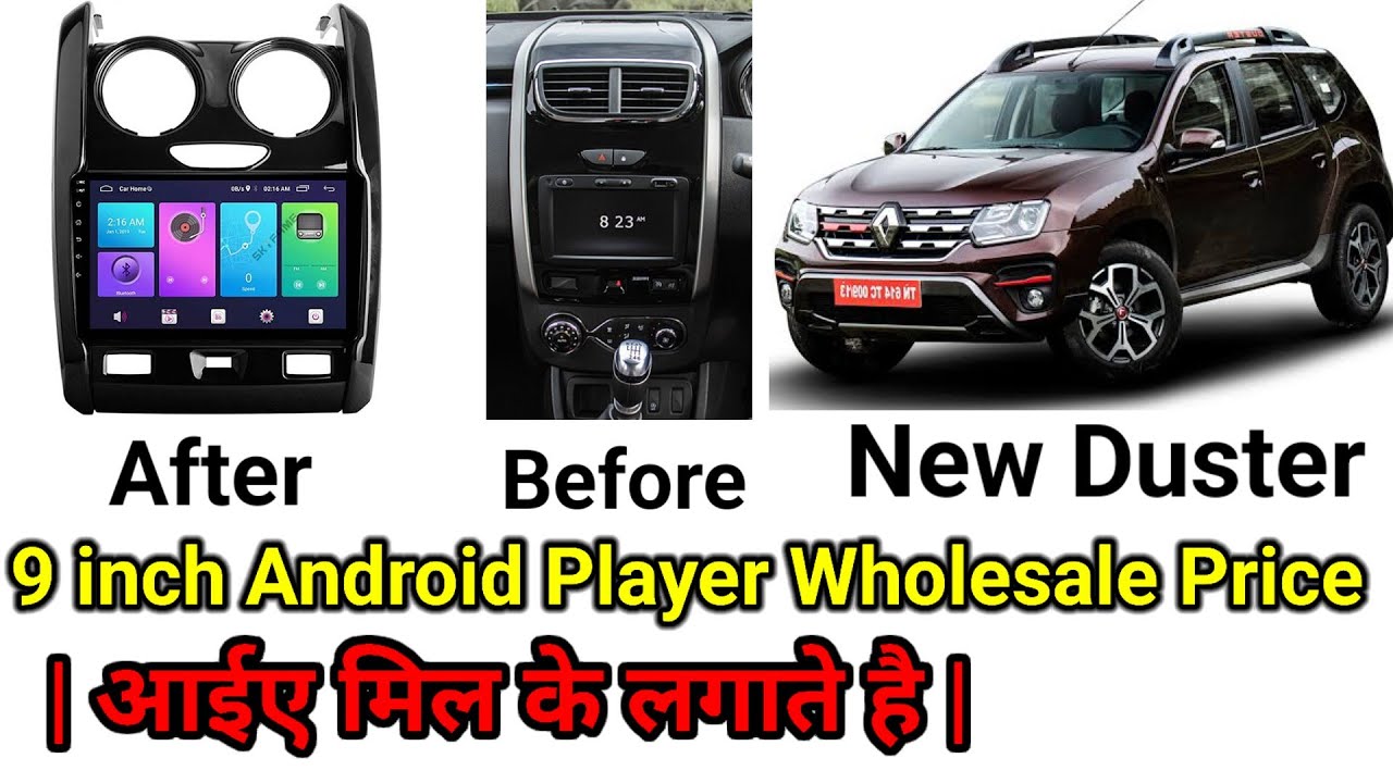 New Duster 9 inch Android Music System | Renault New Duster Android Stereo installation | #duster
