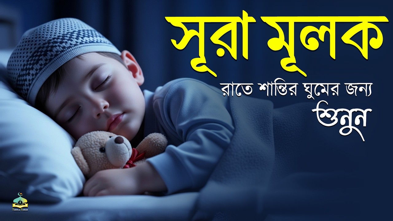গভীর ঘুমের জন্য সূরা মূলক | হৃদয় জুড়ানো তেলাওয়াত (سورة الملك) Surah MULK | by- Shamsul Haque.