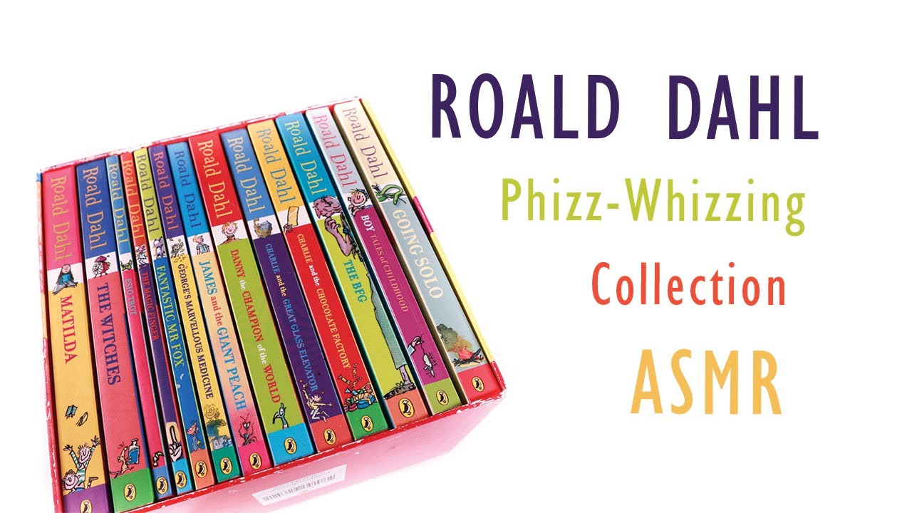 ASMR | Roald Dahl Book Collection - tapping/page turning/whispered