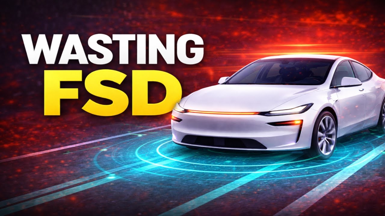 Большинство владельцев Tesla зря тратят ресурсы системы FSD (вот чего им не хватает).