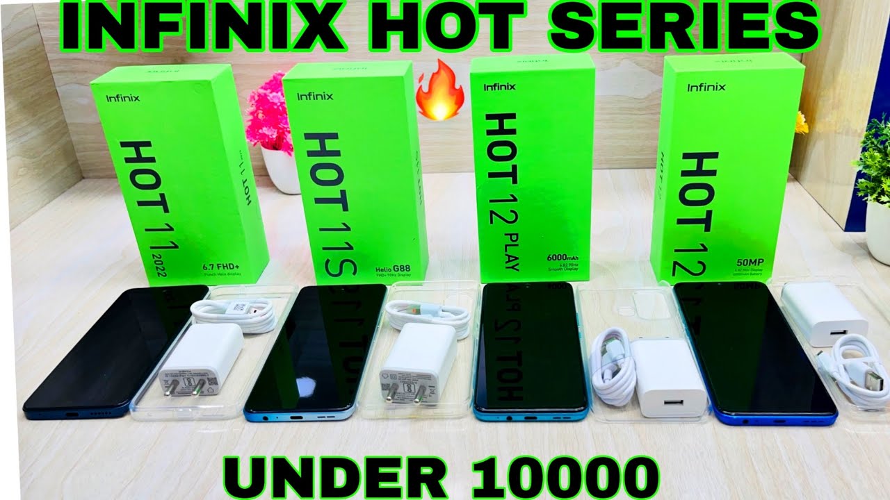 Infinix Hot 11 2022 🆚 Infinix Hot 11s 🆚 Infinix Hot 12 Play 🆚 Infinix Hot 12 ⚡ Unboxing||Comparison
