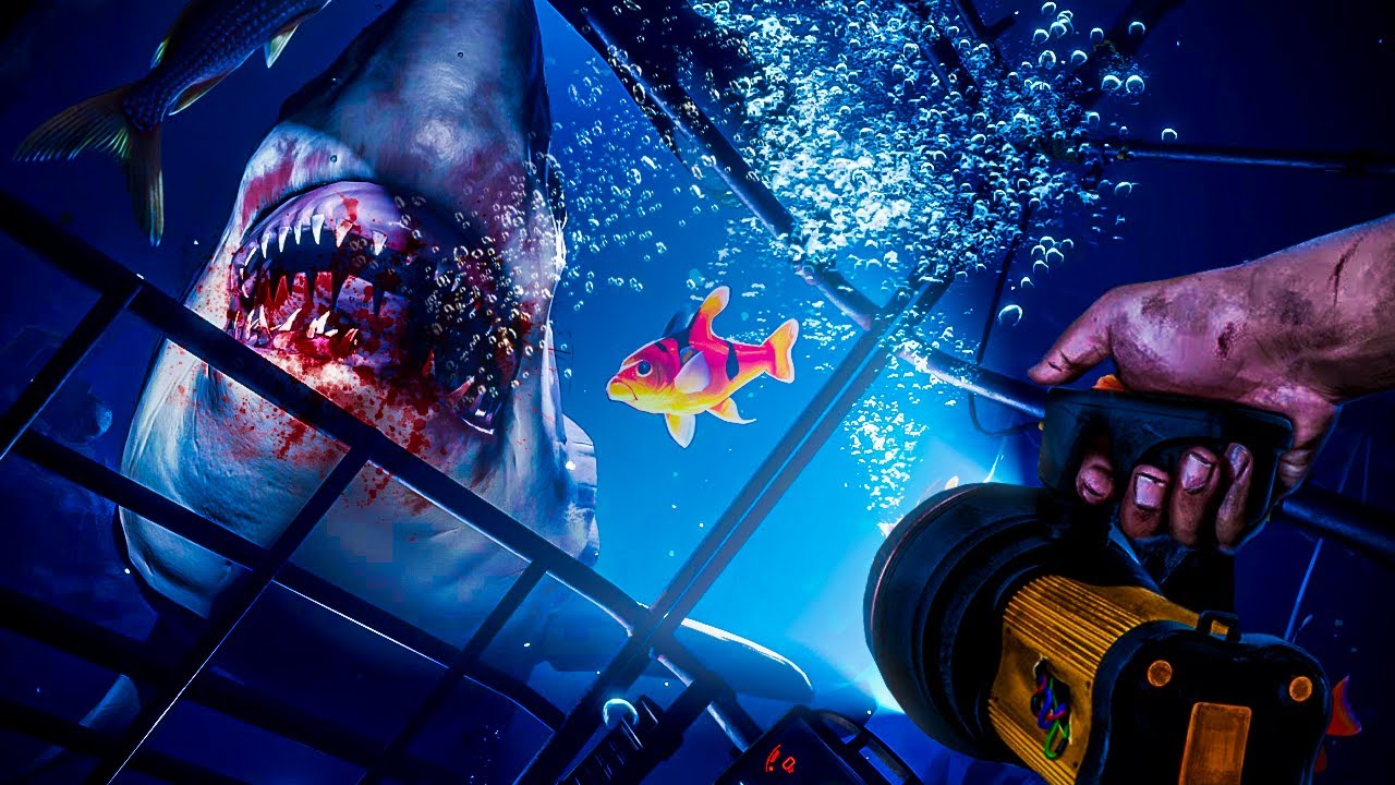 Игра «Акула», основанная на 47 метрах под водой!