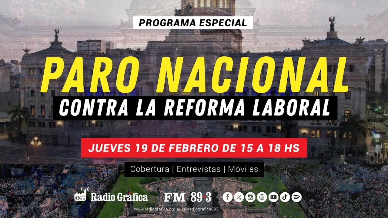EN VIVO: Paro Nacional CONTRA LA REFORMA LABORAL | Programa especial #ParoGeneral