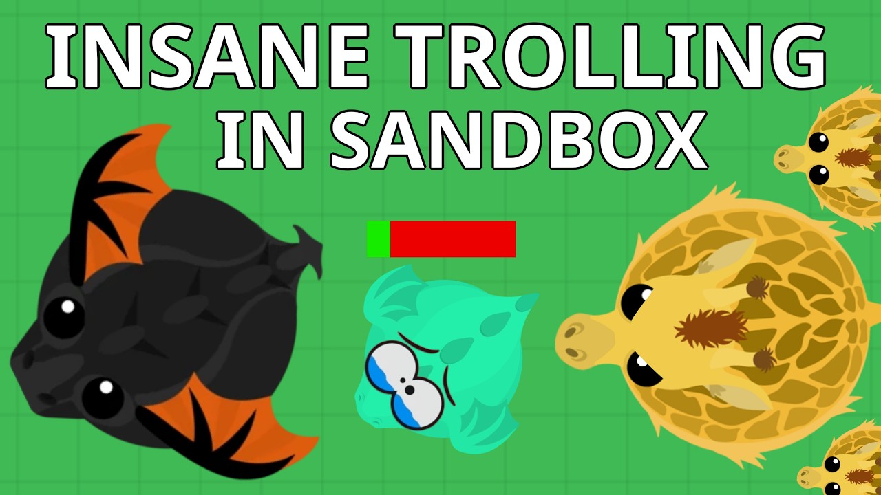 INSANE GIRAFFE TROLLING | Mope.io SANDBOX