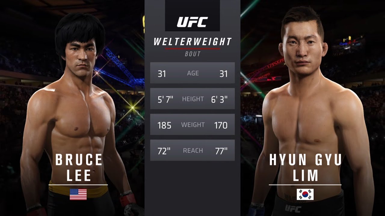 UFC 이소룡 vs 임현규 | BRUCE LEE VS Hyun Gyu Lim EA UFC 2