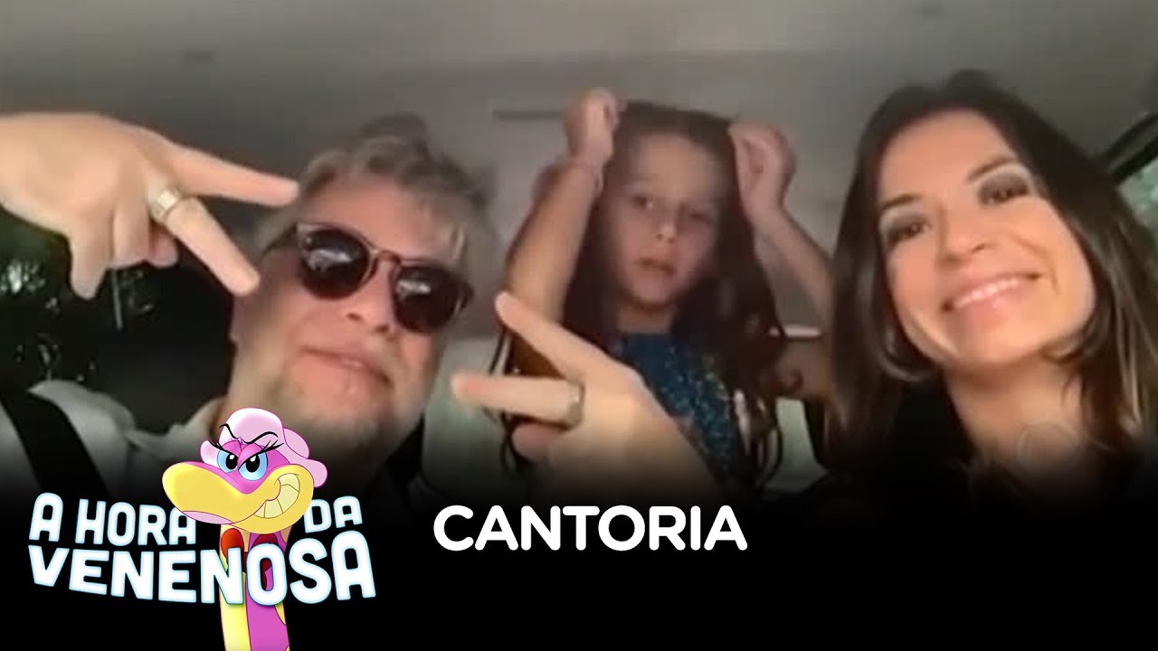 Fábio Assunção canta música emocionante com sua filha