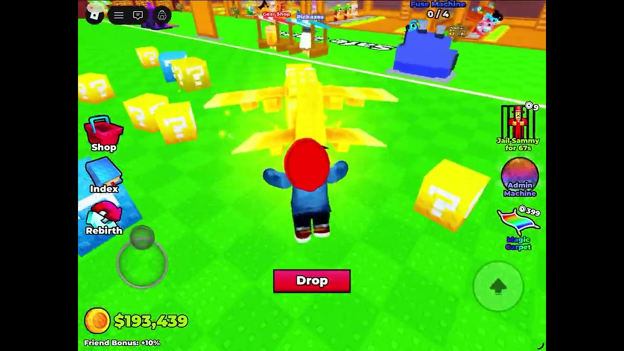 First time I played break the lucky block (part 2) @ROBLXXERPLAYZ 