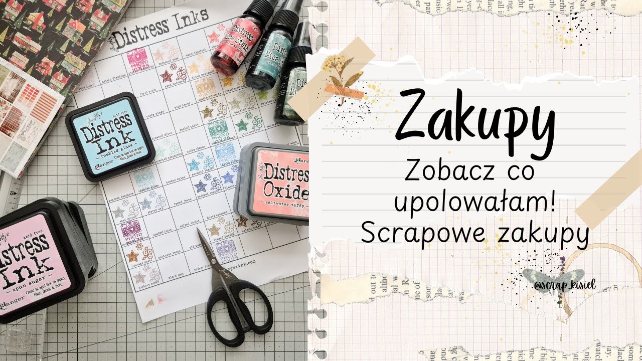 Zobacz co upolowałam | Scrapbookingowe zakupy z Action, Tedi, Scrap4You i ZieloneKoty | Scrap haul