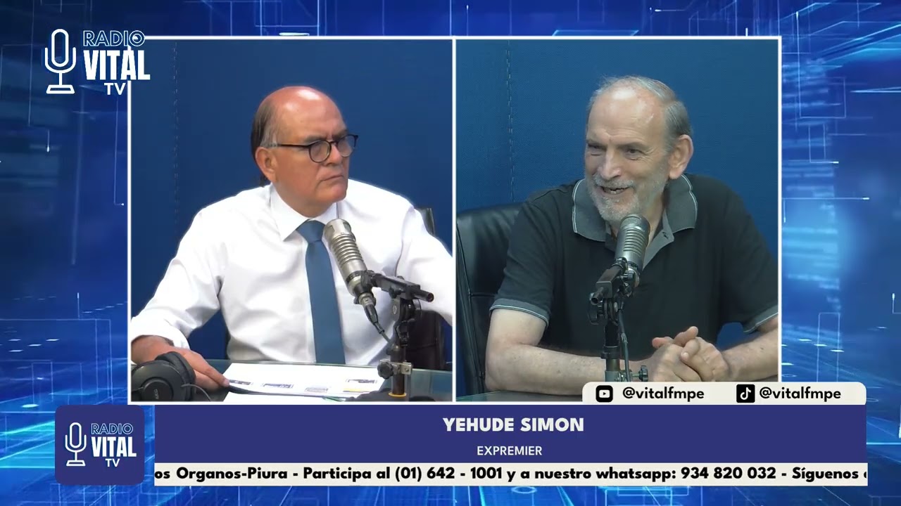 VITAL NOTICIAS  - Invitado: Yehude Simon - Expremier