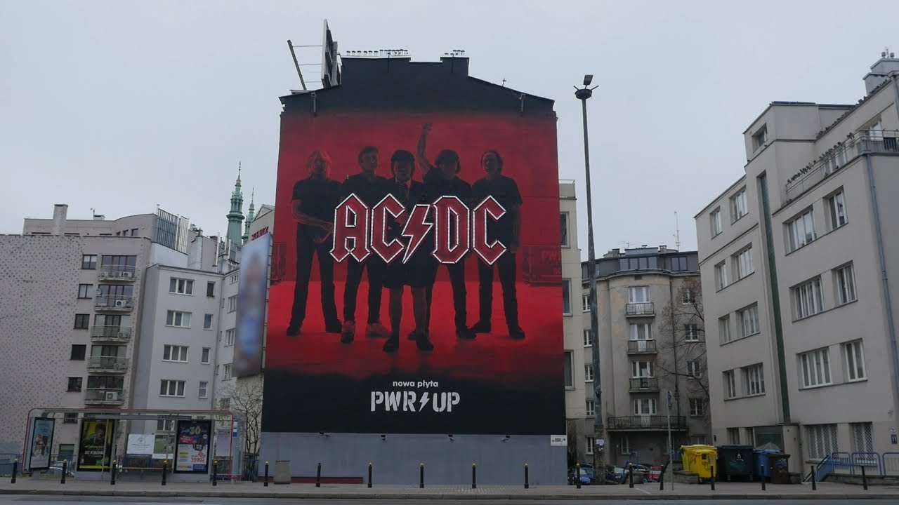Mural AC/DC w Warszawie | #PWRUP