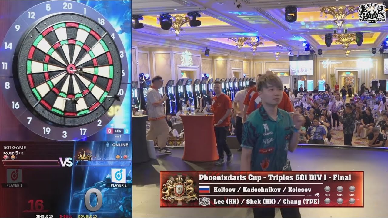 The 19th ADA International Darts Tour - Phoenixdarts Cup Triples 501 Division 1 - Final