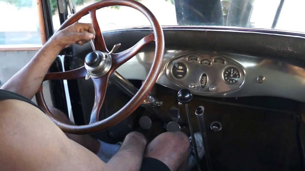 1929 Lincoln Town Sedan Starting Procedure