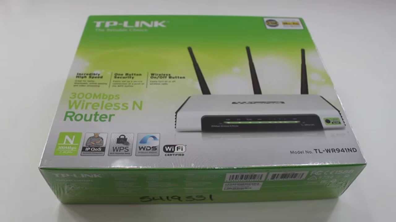 TP- Link WR941ND Unboxing