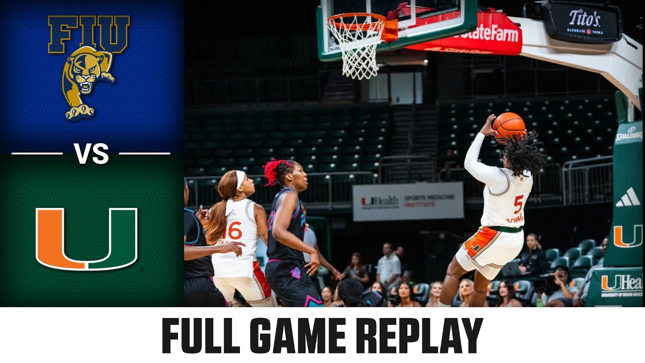 FIU vs. Miami Full Game Replay | 2024-25 ACC Women’s Basketball